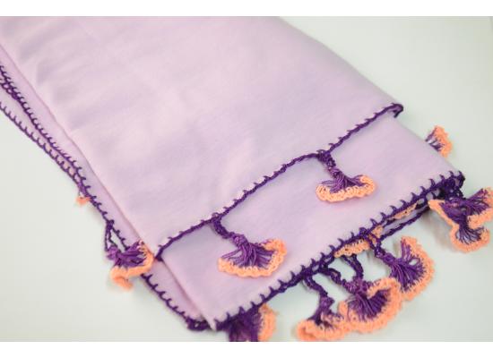 Crochet shawl | Purple color